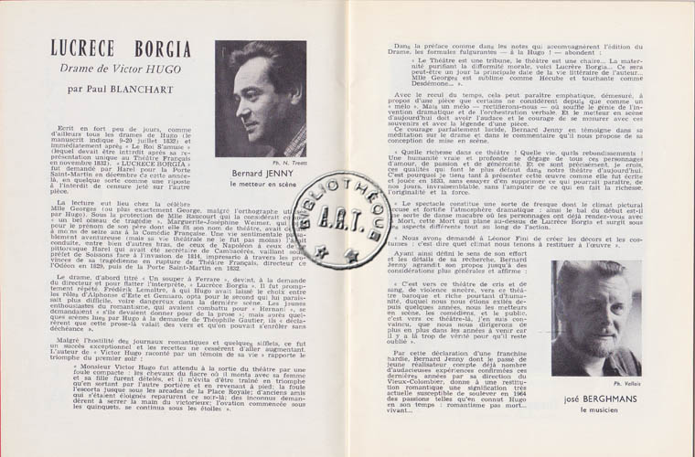 Les programmes de Théatre de l\